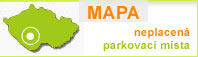 mapa - neplacená parkovací místa Tábor